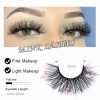 Diynah (20MM natural 3D mink false eyelashes, European and American multi-layer dense cross curled messy false eyelashes) - Image 3