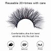 Diynah (20MM natural 3D mink false eyelashes, European and American multi-layer dense cross curled messy false eyelashes) - Image 4