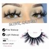 Emery (20MM natural 3D mink false eyelashes, European and American multi-layer dense cross curled messy false eyelashes) - Image 3