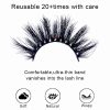 Emery (20MM natural 3D mink false eyelashes, European and American multi-layer dense cross curled messy false eyelashes) - Image 4