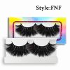 FNF (25MM natural 3D mink false eyelashes with multiple layers of thick, curly, messy and exaggerated long false eyelashes)