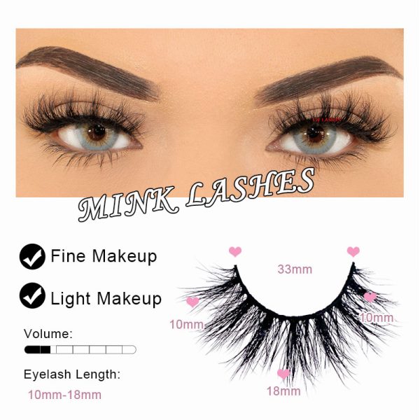 Sexy Thing (18MM natural 3D mink fur false eyelashes short false eyelashes) - Image 3