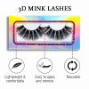 Trenay (25MM natural 3D mink false eyelashes with multiple layers of thick, curly, messy and exaggerated long false eyelashes) - Image 2